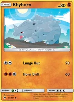 Rhyhorn — Burning Shadows — Common