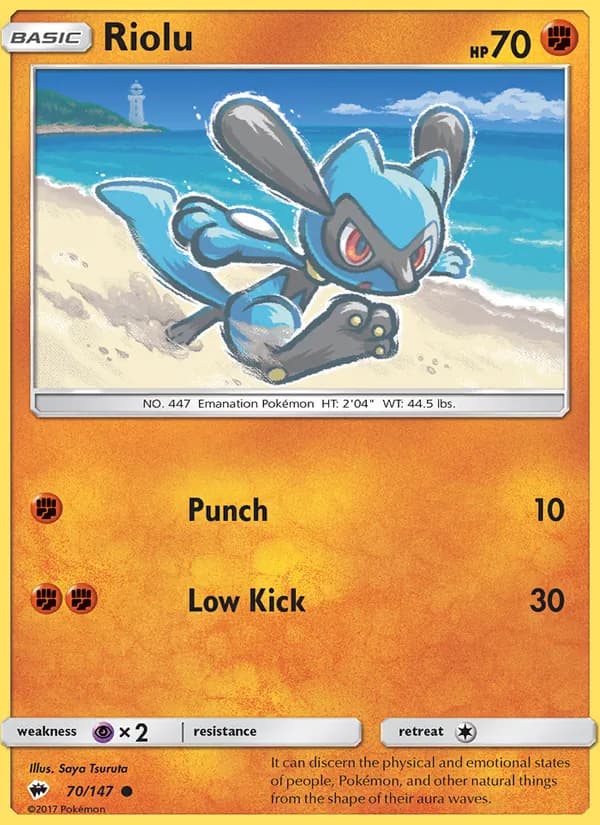 Riolu — Burning Shadows, Common