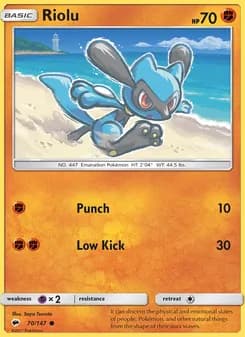 Riolu — Burning Shadows — Common