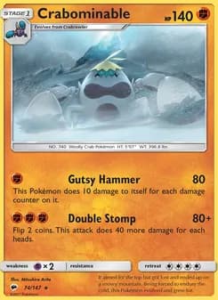 Crabominable — Burning Shadows — Rare