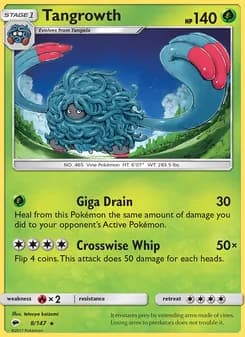 Tangrowth — Burning Shadows — Rare