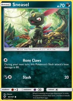 Sneasel — Burning Shadows — Common