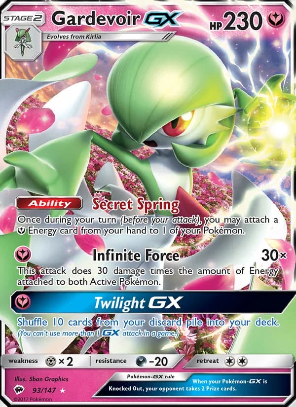 Gardevoir GX — Burning Shadows, Ultra Rare