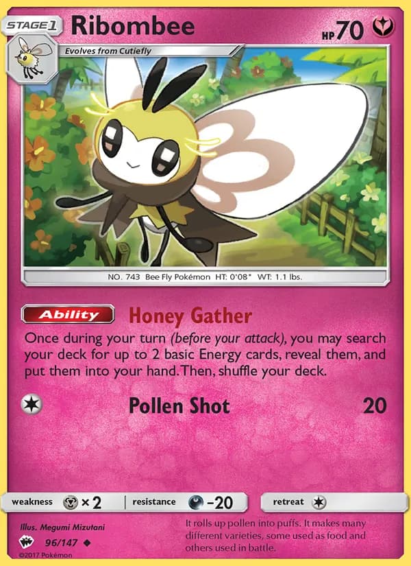 Ribombee — Burning Shadows, Uncommon