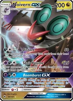 Noivern GX — Burning Shadows — Ultra Rare