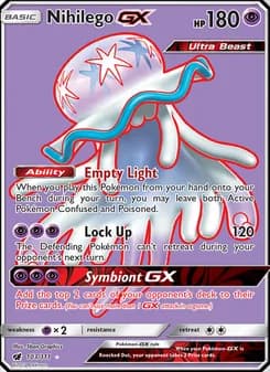 Nihilego GX — Crimson Invasion — Ultra Rare