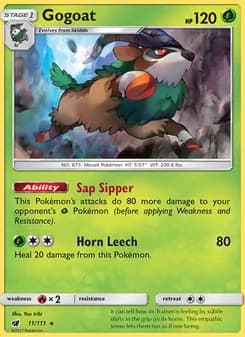 Gogoat — Crimson Invasion — Rare