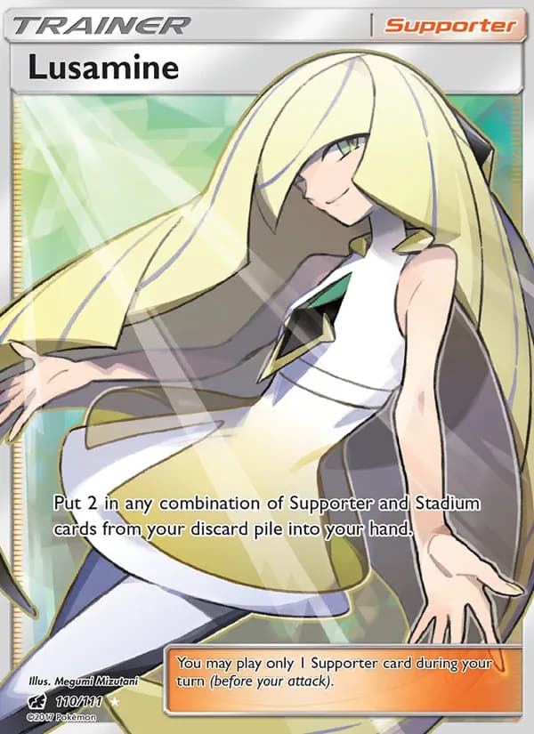 Lusamine — Crimson Invasion, Ultra Rare