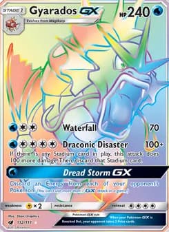 Gyarados GX — Crimson Invasion — Secret Rare