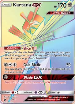 Kartana GX — Crimson Invasion — Secret Rare