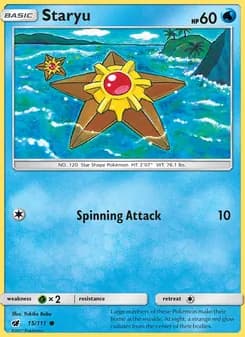 Staryu — Crimson Invasion — Common