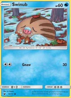 Swinub — Crimson Invasion — Common