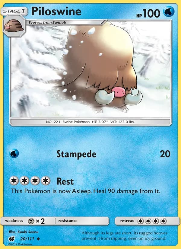 Piloswine — Crimson Invasion, Uncommon