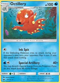 Octillery — Crimson Invasion — Rare