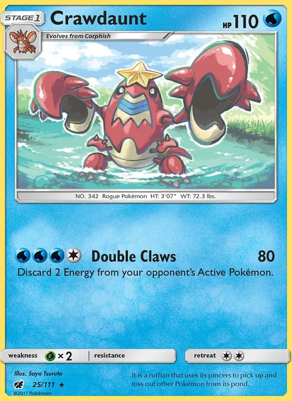Crawdaunt — Crimson Invasion, Rare