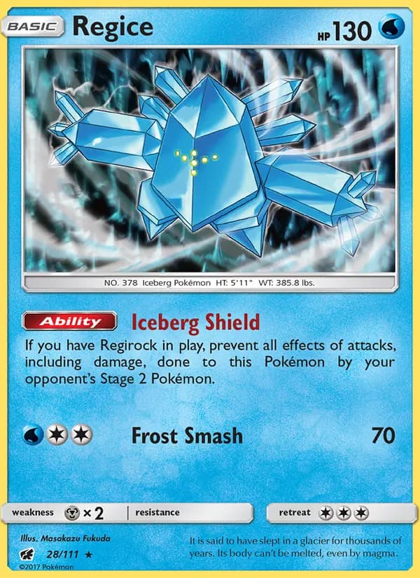 Regice — Crimson Invasion, Rare