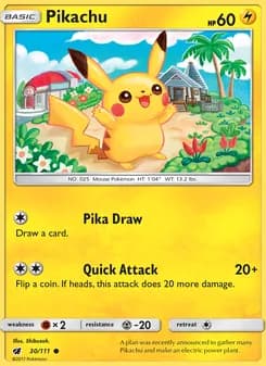 Pikachu — Crimson Invasion — Common