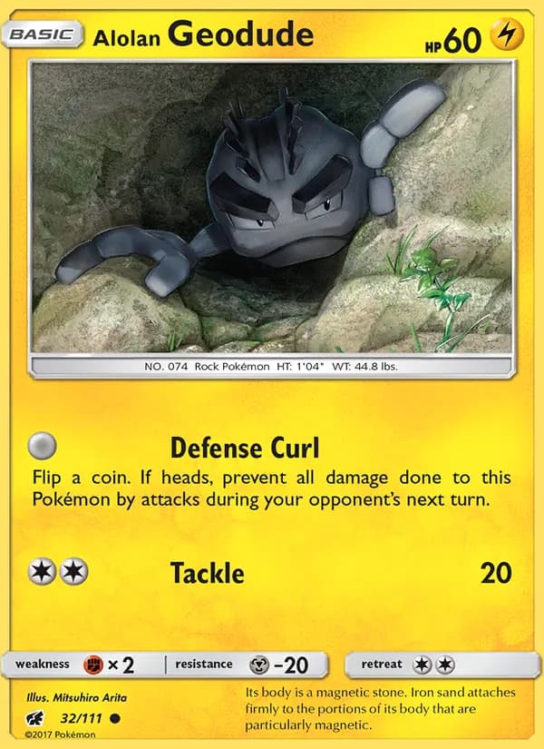 Alolan Geodude — Crimson Invasion, Common