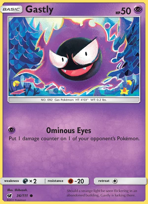 Gastly — Crimson Invasion, Common