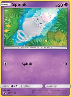 Spoink — Crimson Invasion — Common