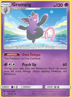 Grumpig — Crimson Invasion — Uncommon