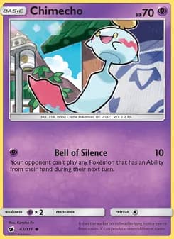 Chimecho — Crimson Invasion — Common