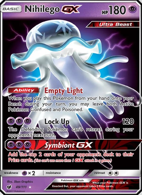 Nihilego GX — Crimson Invasion, Ultra Rare