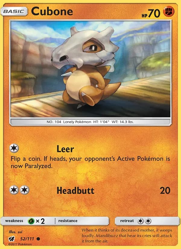 Cubone — Crimson Invasion, Common