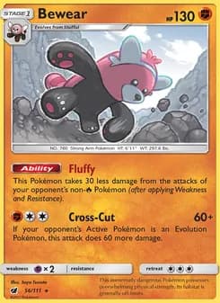 Bewear — Crimson Invasion — Rare