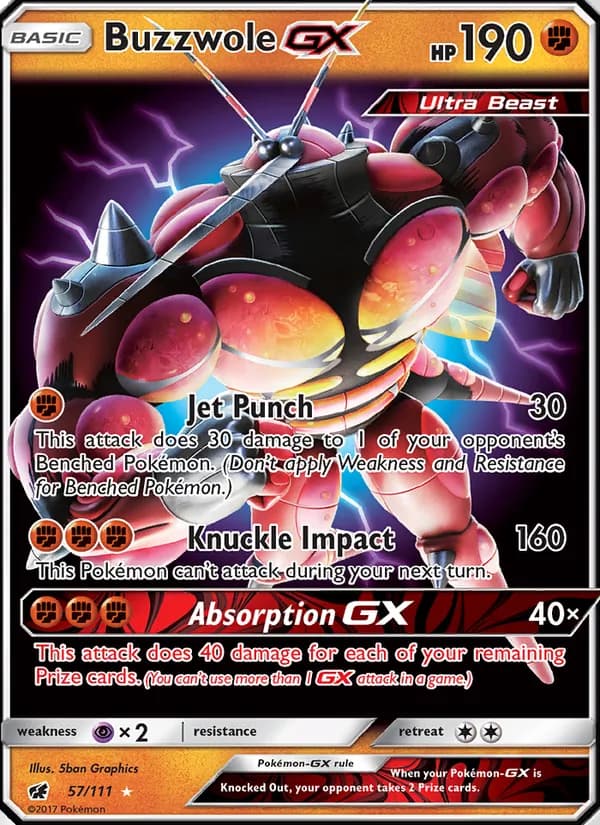 Buzzwole GX — Crimson Invasion, Ultra Rare