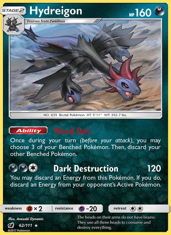 Hydreigon — Crimson Invasion, Rare