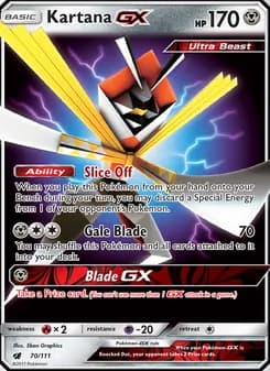 Kartana GX — Crimson Invasion — Ultra Rare
