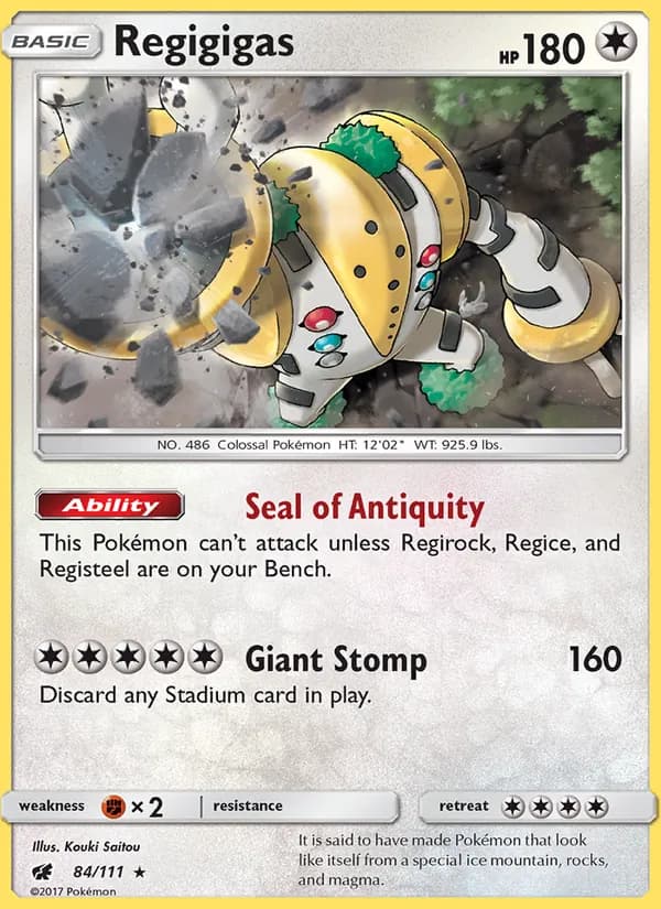 Regigigas — Crimson Invasion, Rare