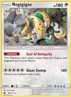Regigigas — Crimson Invasion — Rare