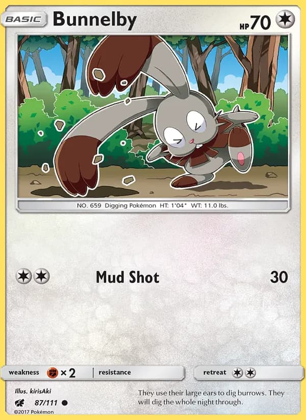 Bunnelby — Crimson Invasion, Common