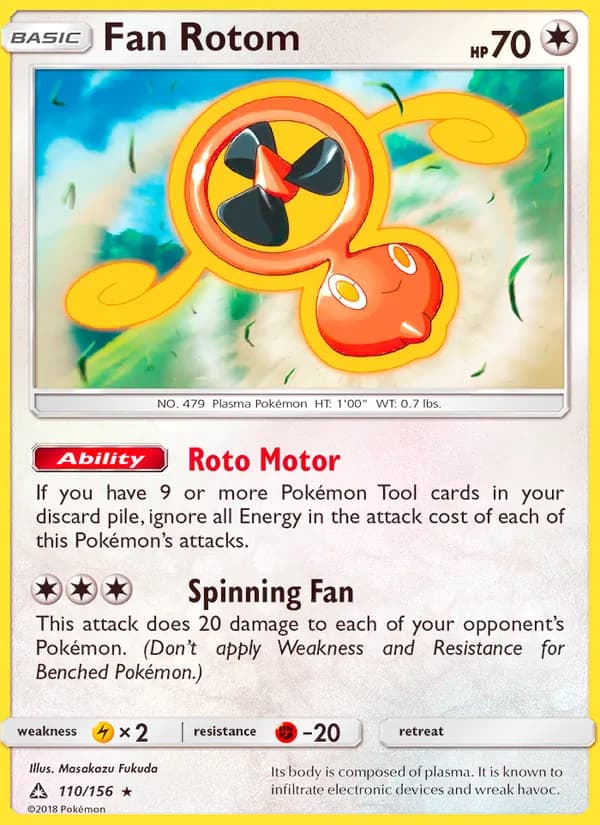 Fan Rotom — Ultra Prism, Rare