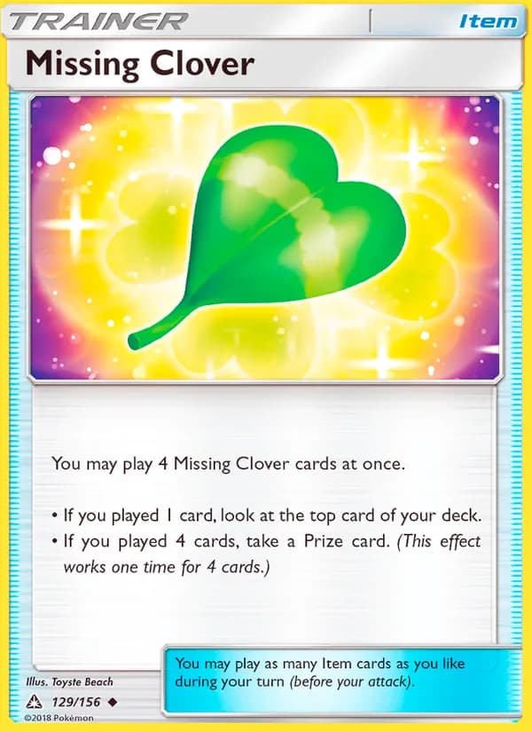 Missing Clover — Ultra Prism, Uncommon