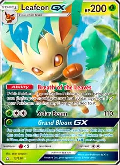 Leafeon GX — Ultra Prism — Ultra Rare