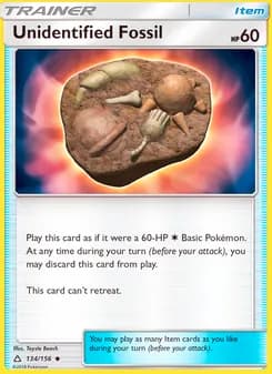 Unidentified Fossil — Ultra Prism — Uncommon