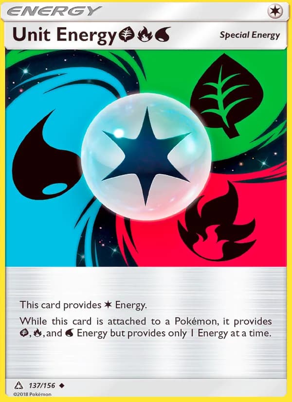Unit Energy GrassFireWater — Ultra Prism, Uncommon