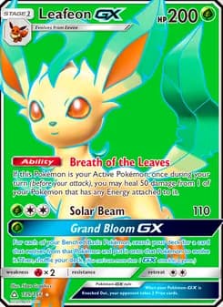 Leafeon GX — Ultra Prism — Ultra Rare