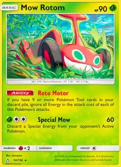 Mow Rotom — Ultra Prism — Rare
