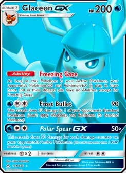 Glaceon GX — Ultra Prism — Ultra Rare