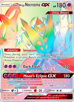 Dawn Wings Necrozma GX — Ultra Prism — Secret Rare
