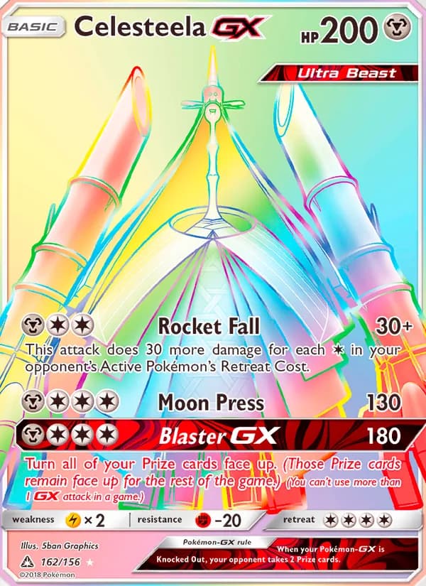 Celesteela GX — Ultra Prism, Secret Rare