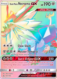 Dusk Mane Necrozma GX — Ultra Prism — Secret Rare