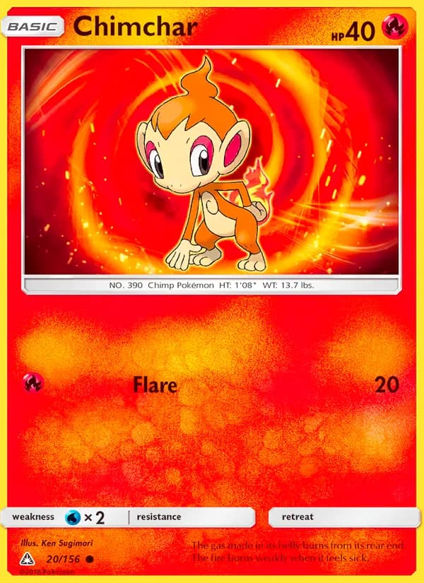 Chimchar — Ultra Prism, Common