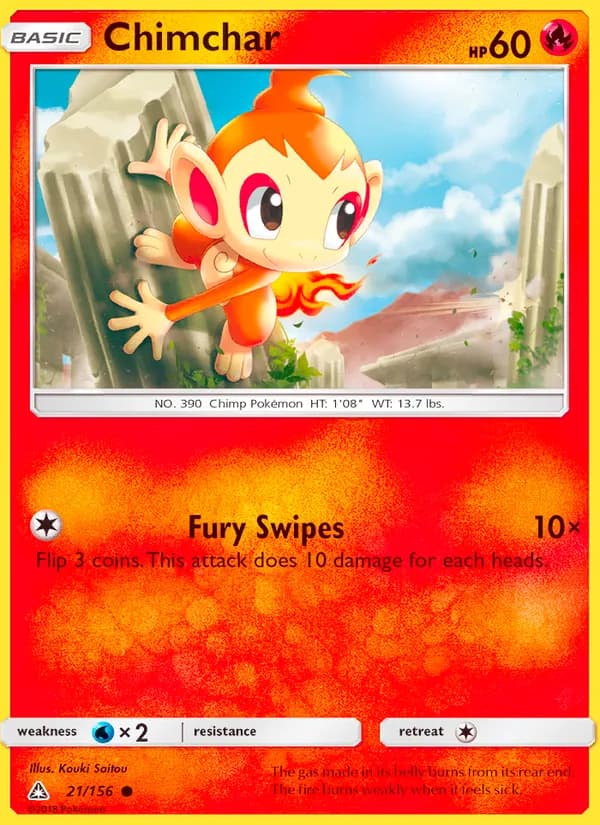 Chimchar — Ultra Prism, Common