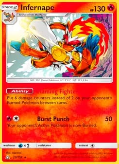 Infernape — Ultra Prism — Rare