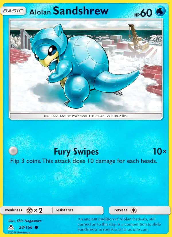 Alolan Sandshrew — Ultra Prism, Common